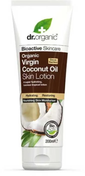 "Dr. Organic Virgin Coconut Oil" odos losjonas 200ml