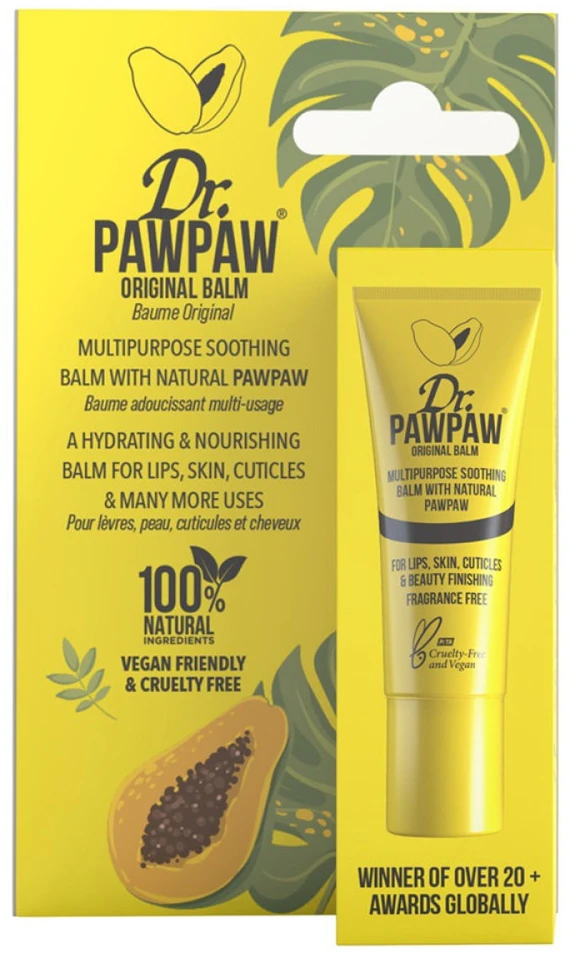 Dr. PawPaw Original Balm Hydrating & Soothing Body Balm For Face & Body Day & Night, 10 ml