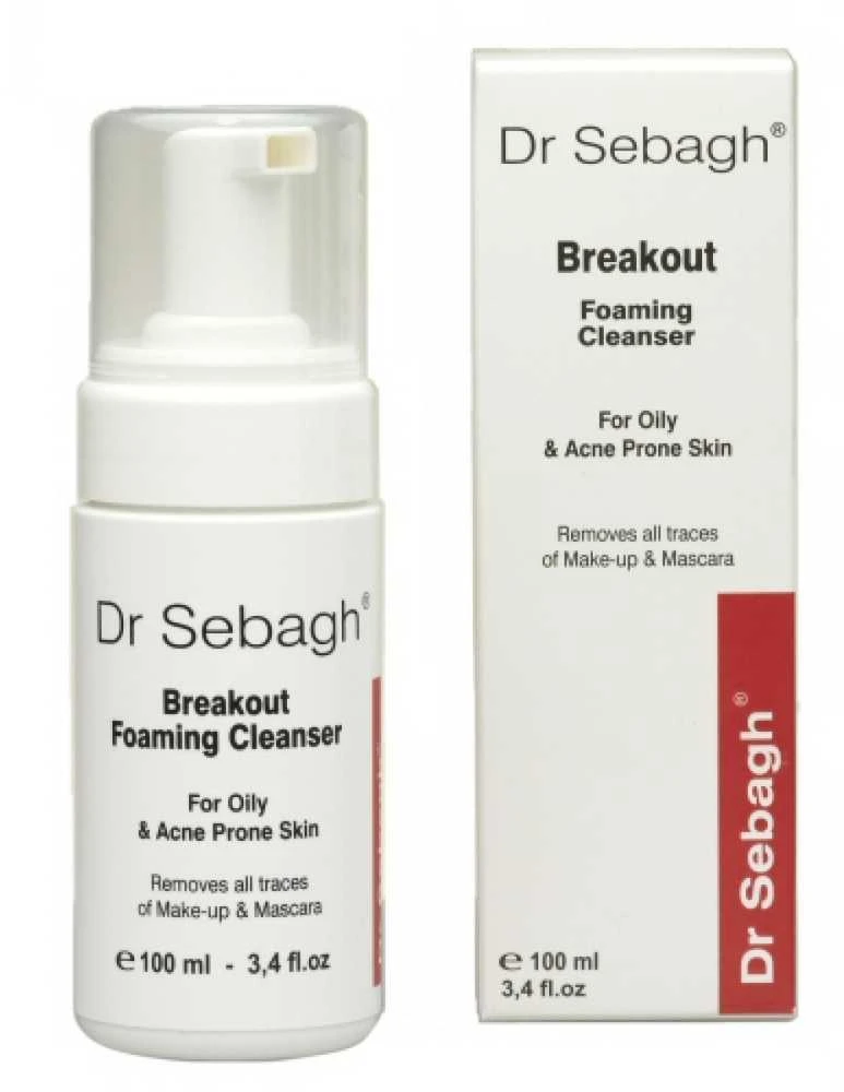 Dr Sebagh Breakout Valiklis Mousse veido prausiklis, 100 ml