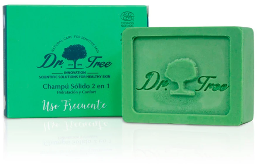 Dr. Tree Dažnai naudojamas kietasis šampūnas 2 in 1 75g