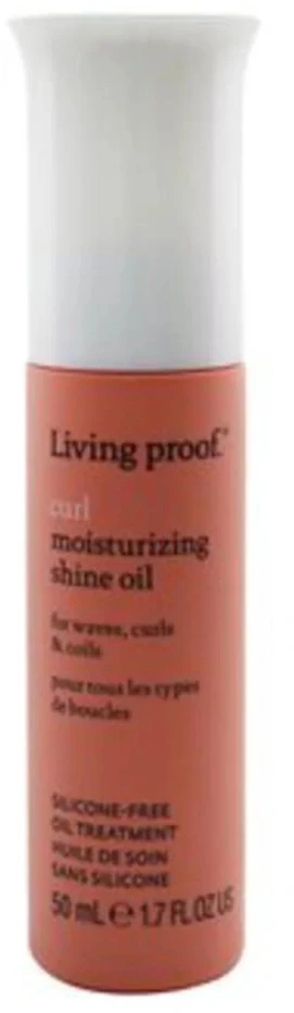 Drėkinamasis, žvilgesį suteikiantis garbanų aliejus, 50 ml „Living Proof“