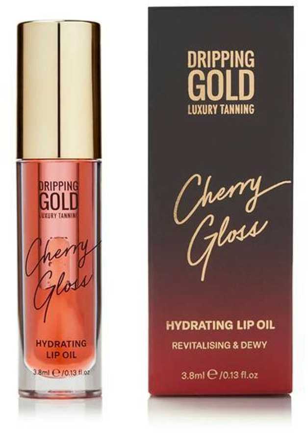 Dripping Gold Hydra lūpų aliejus Cherry Gloss (Lip Oil) 3,8 ml