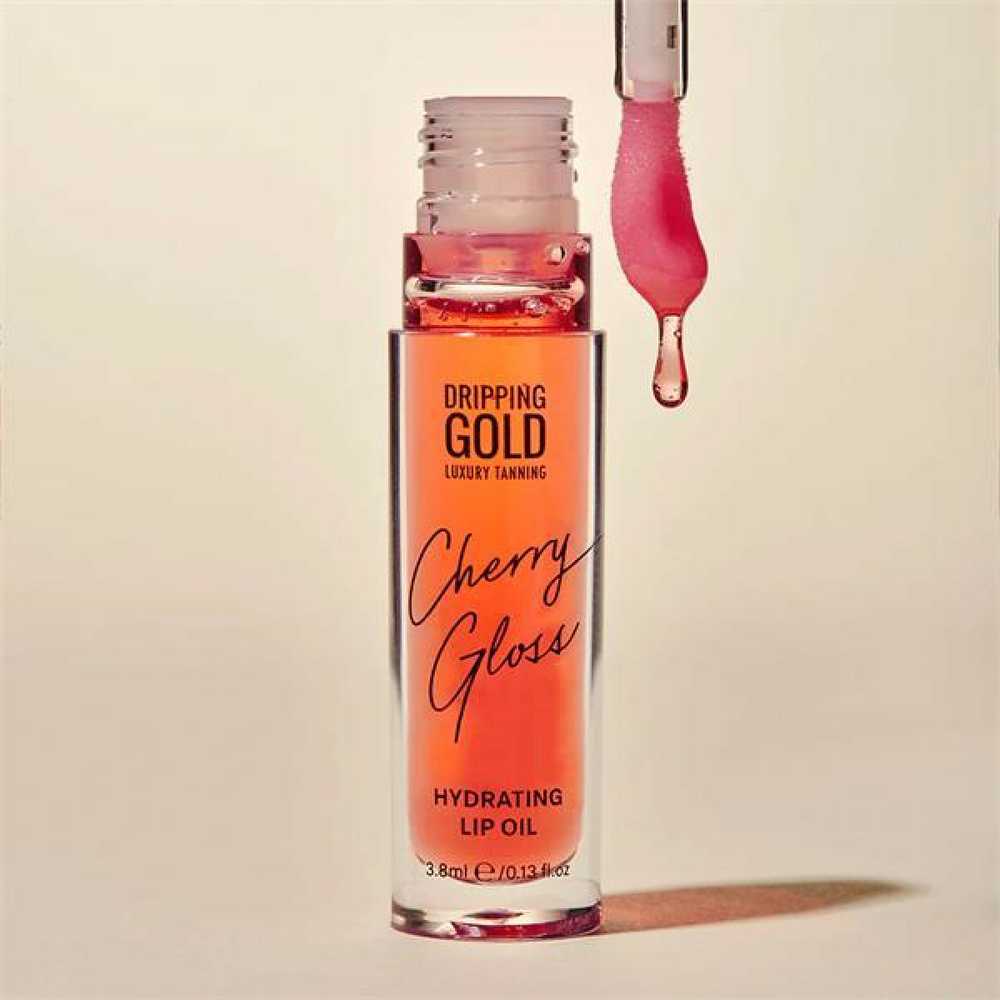 Dripping Gold Hydra lūpų aliejus Cherry Gloss (Lip Oil) 3,8 ml