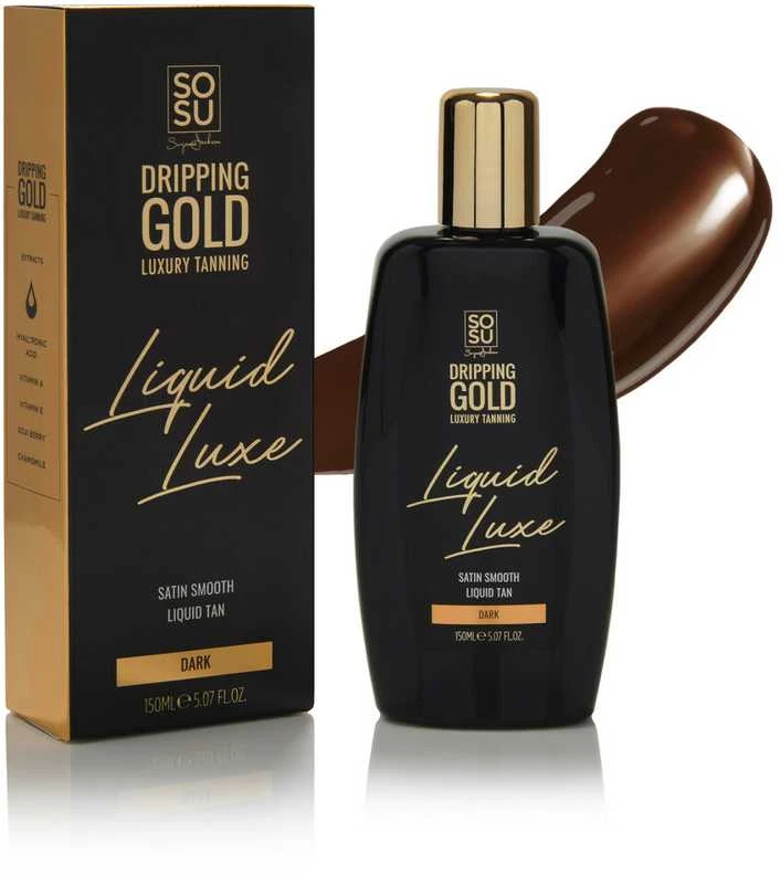 Dripping Gold Self-tanning water Dark (Liquid Tan), 150 ml