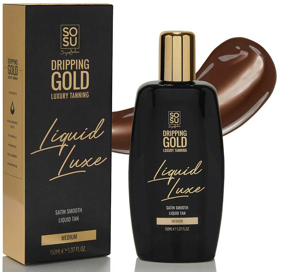 Dripping Gold Savaiminio įdegio vanduo Medium (skystas įdegis) 150 ml