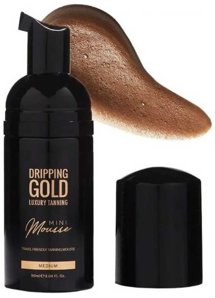 Dripping Gold kelioninės savaiminio įdegio putos vidutinio intensyvumo (mini putos), 90 ml