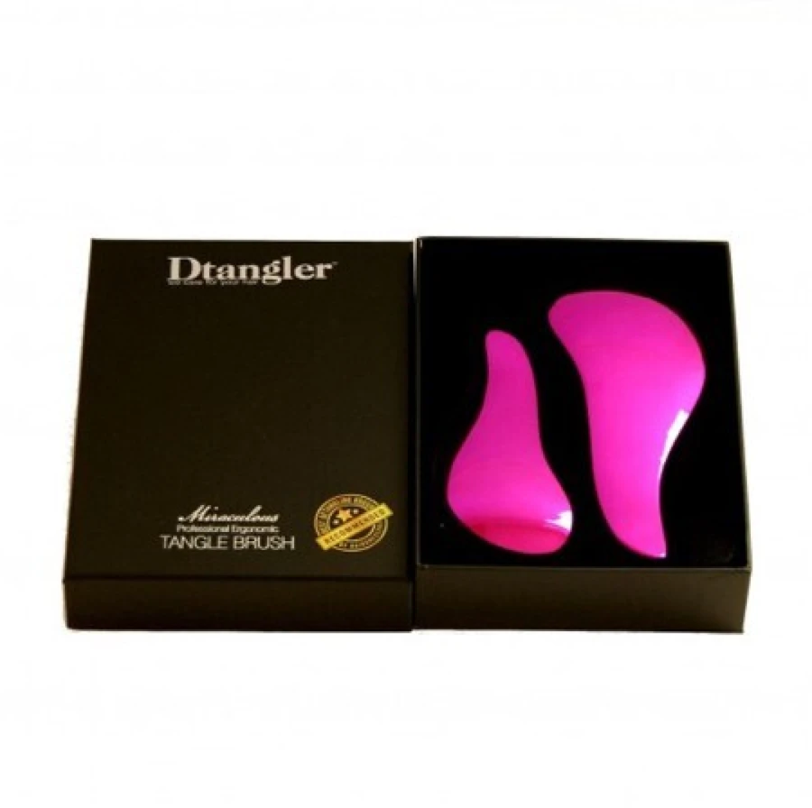 "Dtangler" dovanų rinkinys "Miraculous Rožinė Hair Brushes