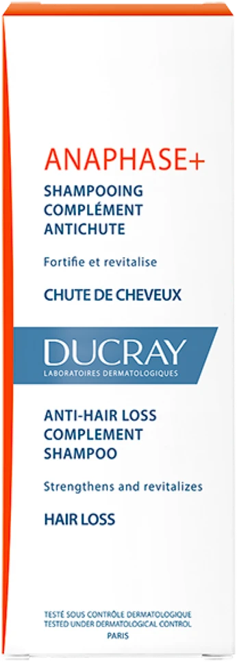 Ducray Anaphase+ Anti-Hair Loss Šampūnas šampūnas nuo plaukų slinkimo, 400 ml