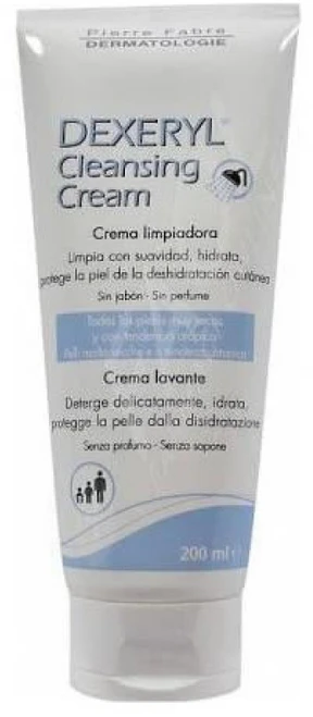 Ducray Dexeryl Cleansing kreminis sausai odai, 200 ml