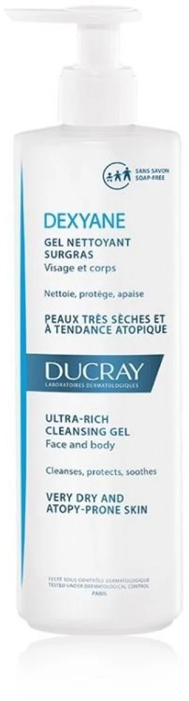 "Ducray Dexyane Overgreasing" valomasis gelis 400ml
