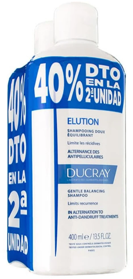 Ducray Elution šampūnas 2x400ml