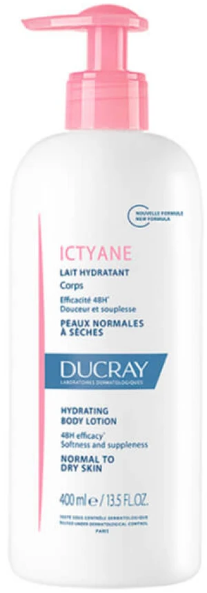 Ducray Ictyane kūno pienas, 400 ml