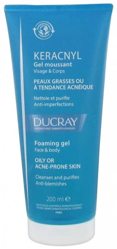 Ducray Keracnyl valomasis gelis 200ml