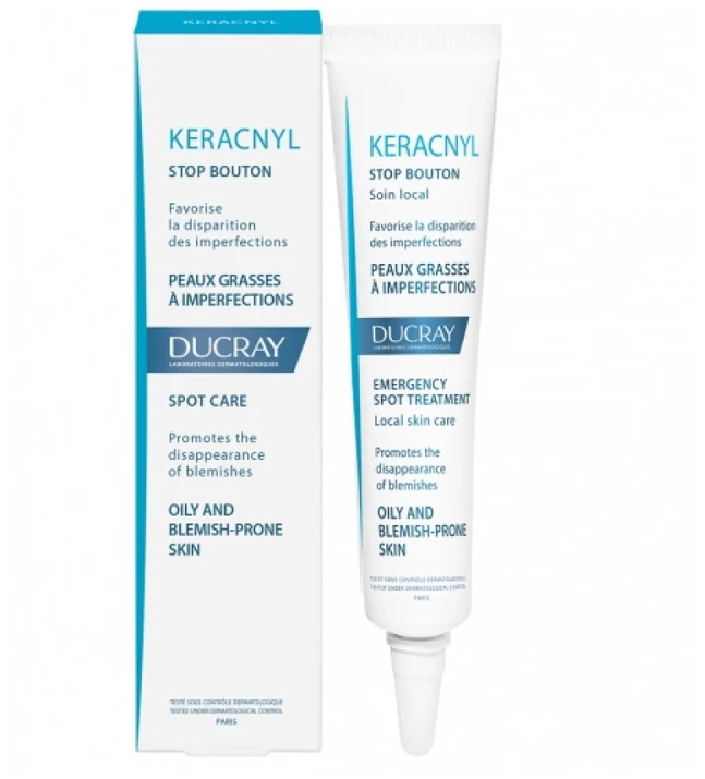 Ducray Keracnyl Stop Blackheads raminamasis kremas nuo spuogų 10ml