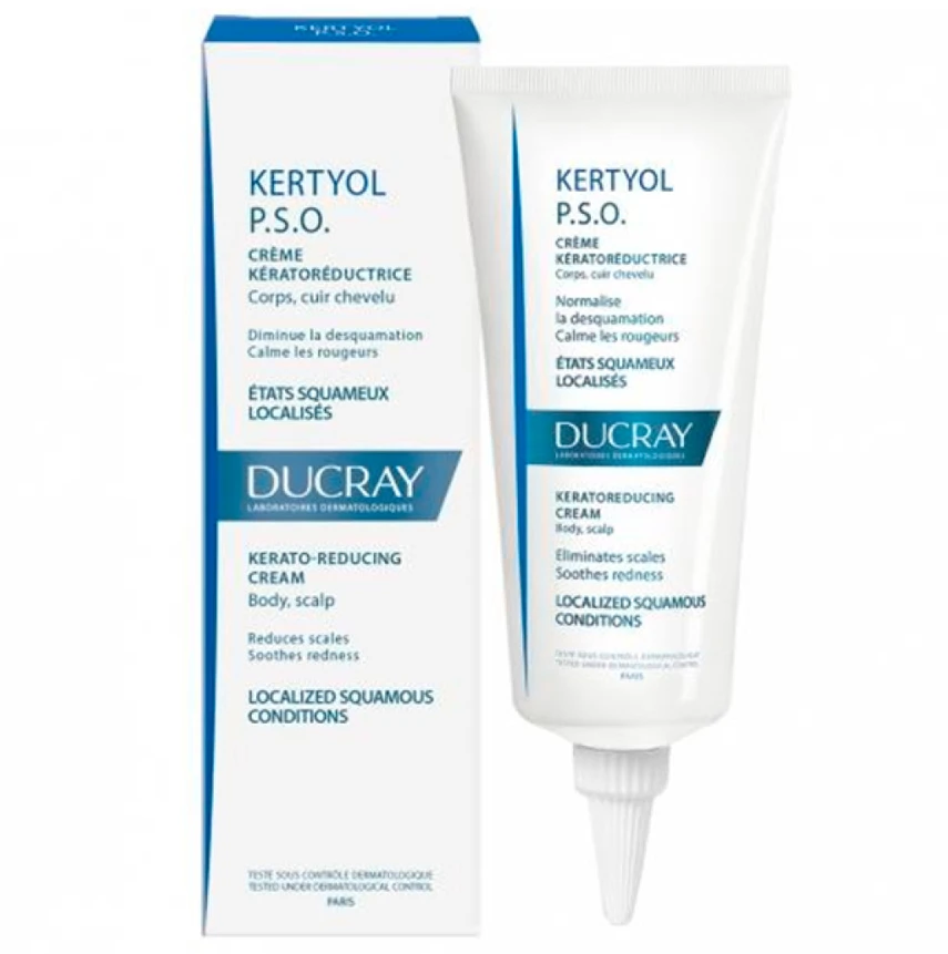 Ducray Kertyol PSO Concentrate Body & Scalp koncentratas psoriazės pažeistai kūno ir galvos odai, 100 ml (Pažeista pakuotė)