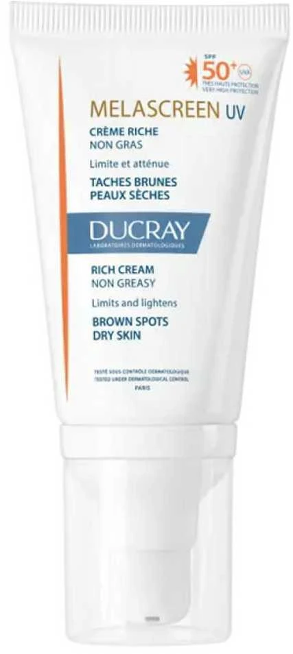 Ducray Melascreen Kreminis SPF 50+ apsauginis kremas nuo saulės, 40 ml