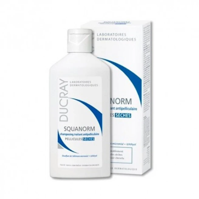 „Ducray Squanorm“ sausų pleiskanų šampūnas, 200 ml