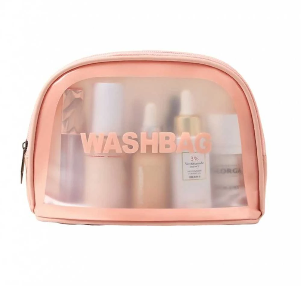 Ecarla Washbag sulankstomas kosmetikos krepšys Rožinė