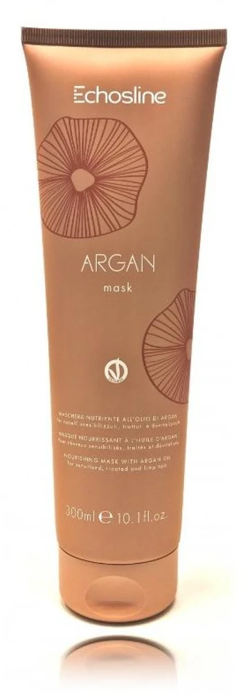ECHOSLINE Argan Mask maitinanti kaukė plaukams su argano aliejumi, 300 ml