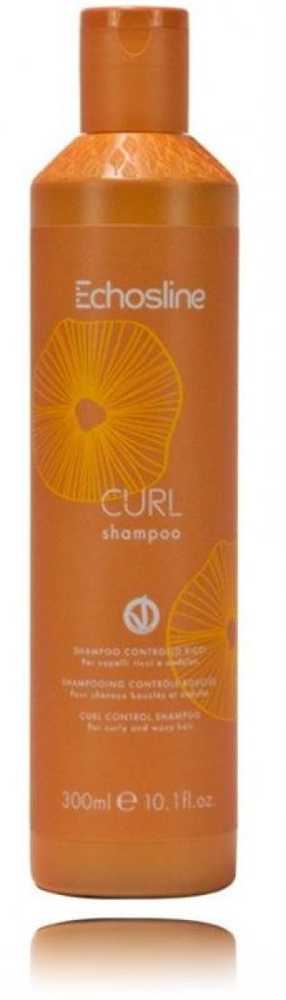 Echosline Curl Control Šampūnas šampūnas garbanotiems ir banguotiems plaukams, 300 ml
