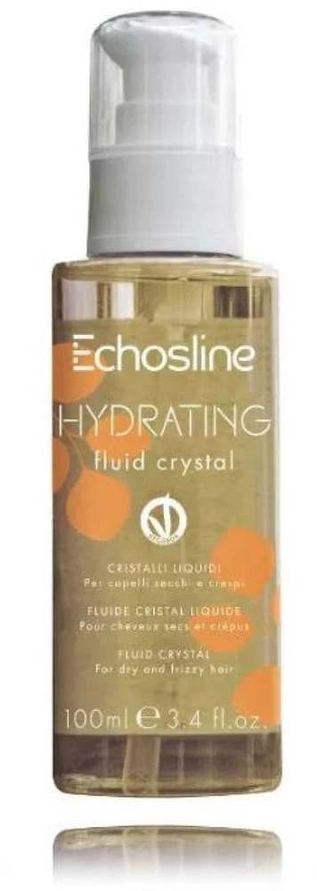 ECHOSLINE Hydrating Fluid Crystal drėkinantis fluidas sausiems plaukams, 100 ml
