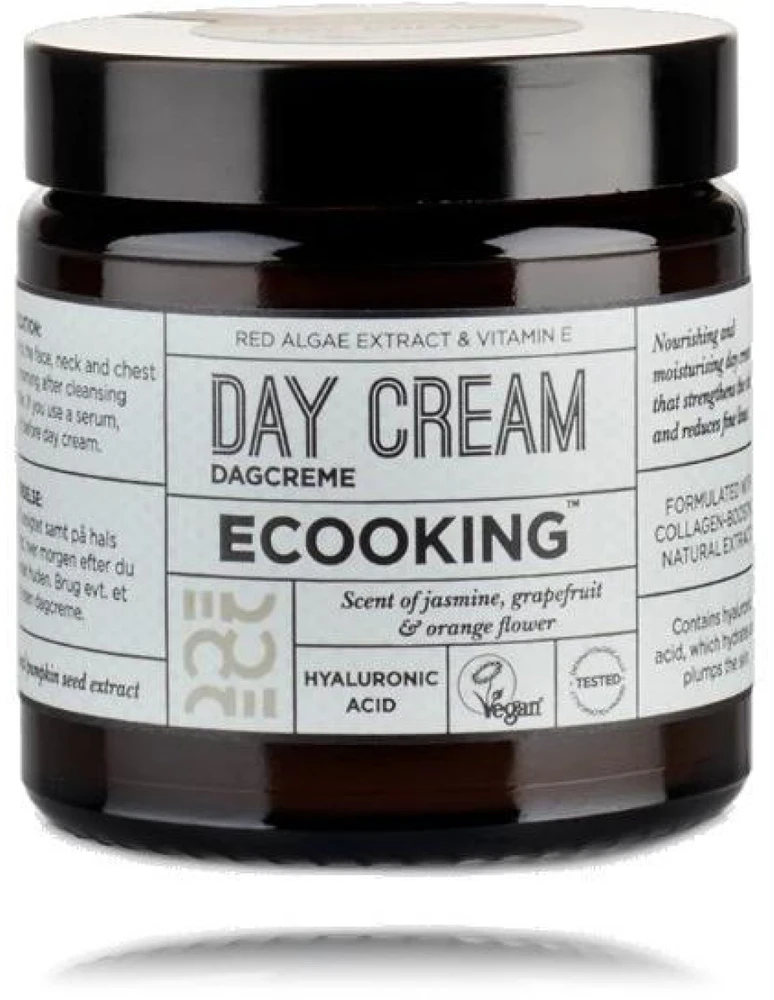 Ecooking Day Kreminis dieninis veido kremas visiems odos tipams, 50 ml