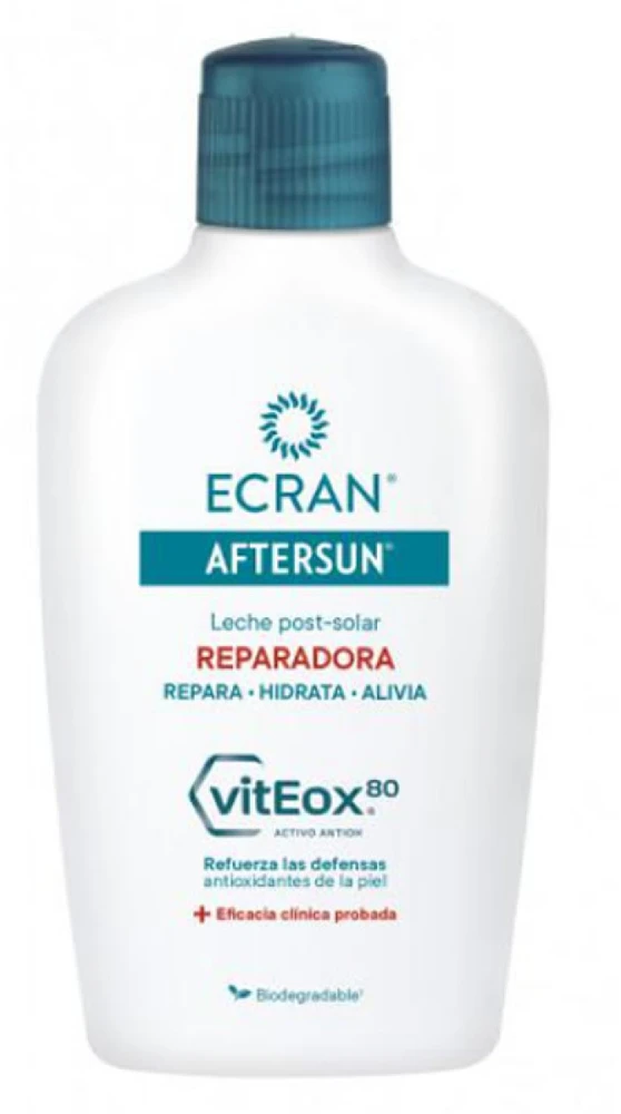 "Ecran Aftersun Viteox 80" raminamasis pienelis po saulės vonių 400ml