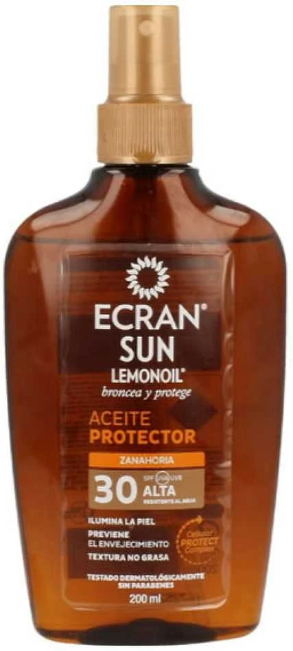 "Ecran Sun" citrinų aliejaus purškiklis Spf30 200ml