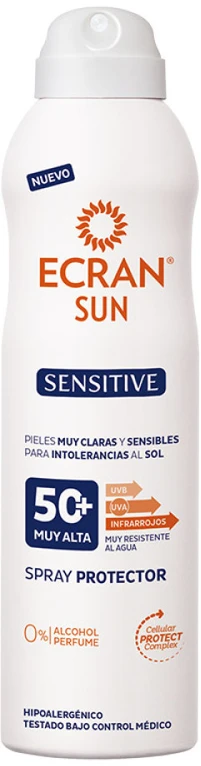 Ecran Sun Lemonoil Sensitive apsauginis purškiklis Spf50 250ml
