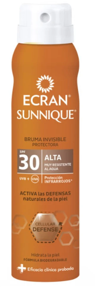 "Ecran Sunnique" apsauginis purškiklis Spf30 75ml
