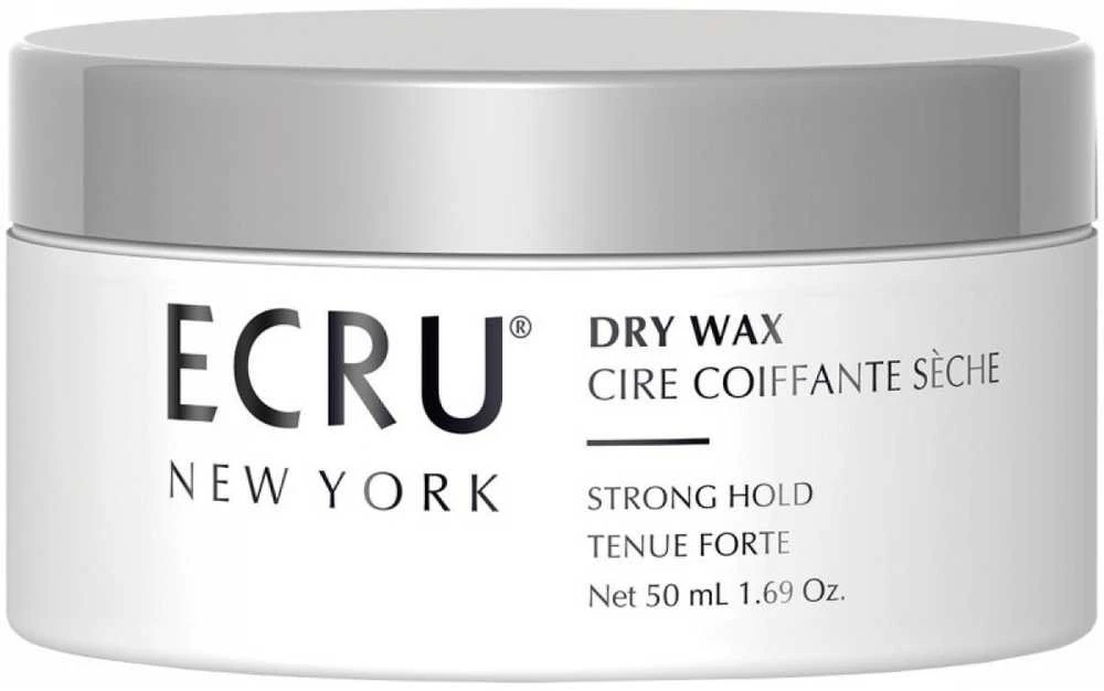 ECRU New York Dry Wax stiprios fiksacijos vaškas plaukų formavimui, 50 ml