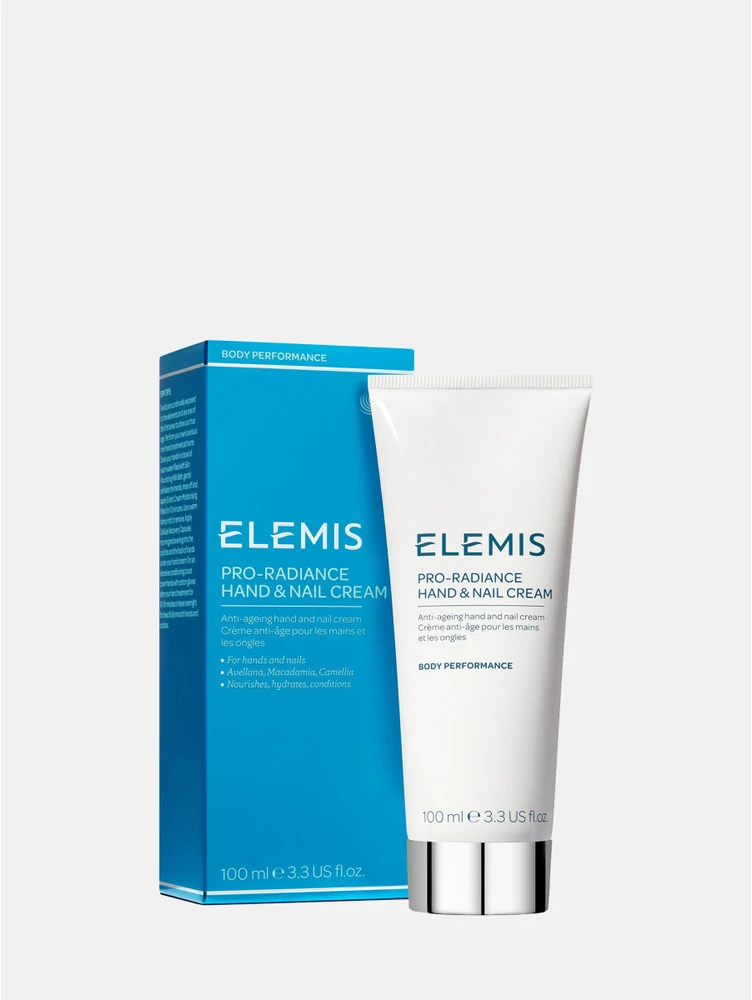 Elemis Body Performance Pro-Radiance Hand & Nail Kreminis senėjimą stabdantis rankų ir nagų kremas, 100 ml