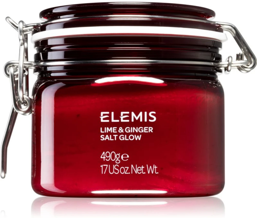 Elemis Exotic Lime & Ginger Salt Glow gaivinamasis kūno šveitiklis, 490 g