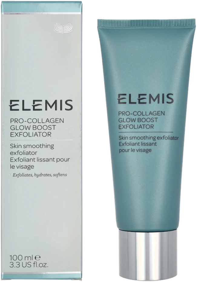Elemis Pro-Collagen Glow Boost Exfoliator spindesio suteikiantis šveitiklis veidui, 100 ml