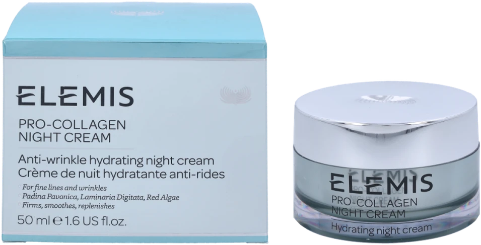 Elemis Pro-Collagen Hydrating Night Kreminis drėkinantis naktinis kremas nuo raukšlių, 50 ml