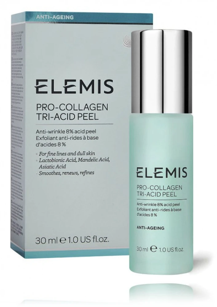 Elemis Pro-Collagen Tri-Acid Peel rūgštinis šveitiklis nuo raukšlių, 30 ml