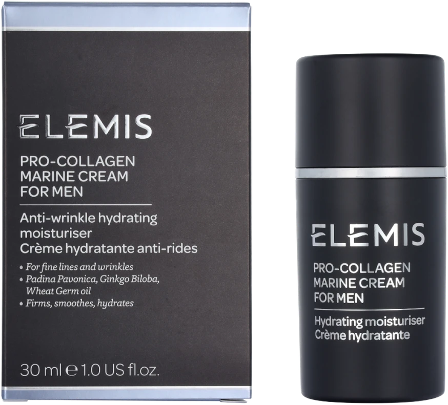 Elemis TFM Pro-Collagen Marine Kreminis For Men veido kremas vyrams, 30 ml