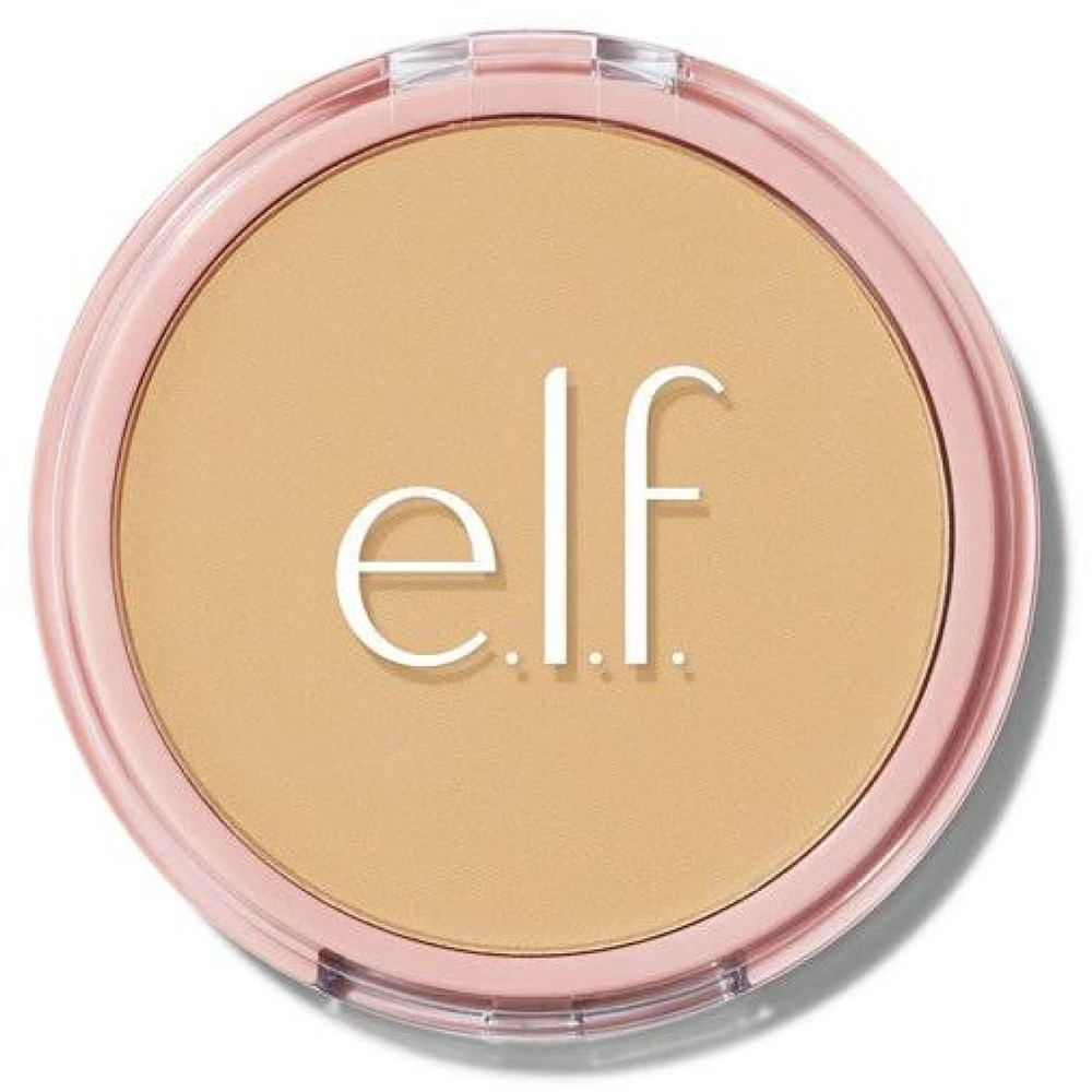 „Elf Cosmetics Elf Halo Glow“ pudrinė-filtrinė makiažo priemonė, presuota pudra, atspalvis; „Light Warm“, 10 g