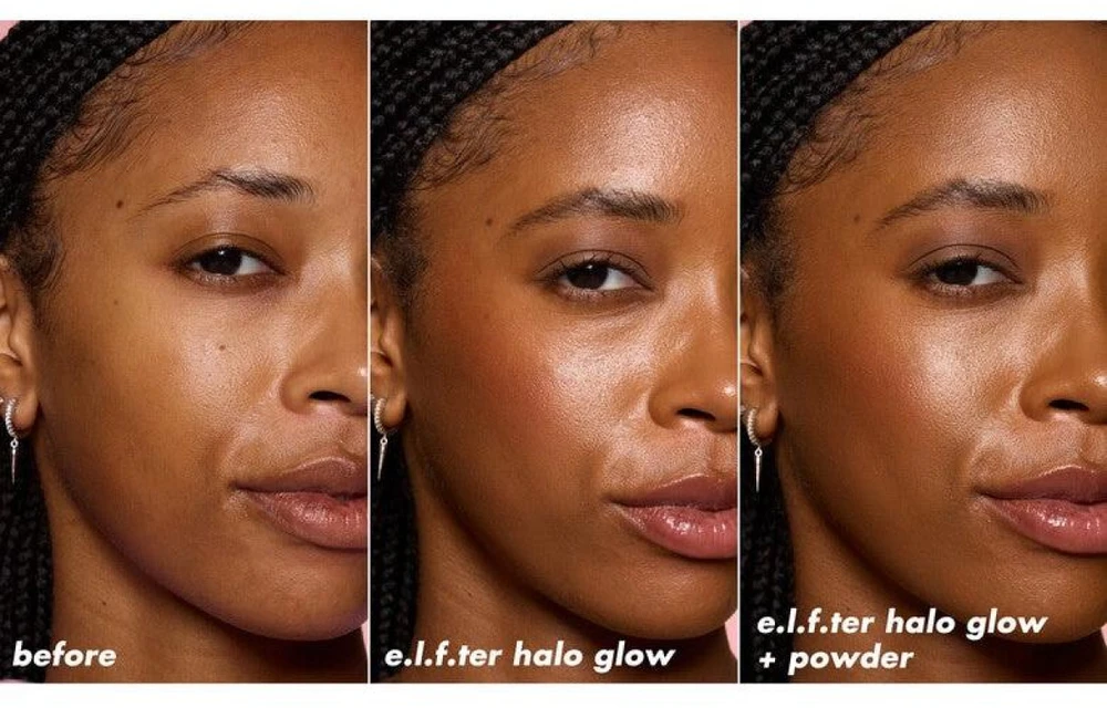 Elf Cosmetics Halo Glow Powder Filter kompaktinė užbaigiamoji pudra, atspalvis: Deep Warm, 10 g