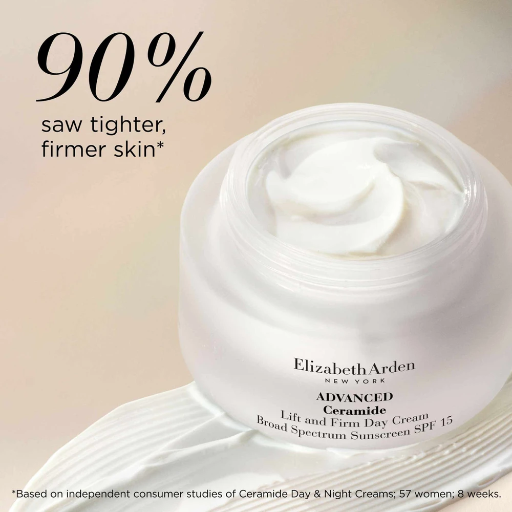 Elizabeth Arden Advanced Ceramide Lift and Firm Day Kreminis SPF 15 stangrinamasis dieninis veido kremas, 50 ml