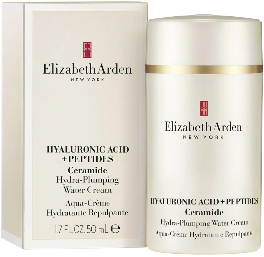 Elizabeth Arden Hyaluronic Acid + Peptides Ceramide Vanduo Kreminis veido kremas, 50 ml