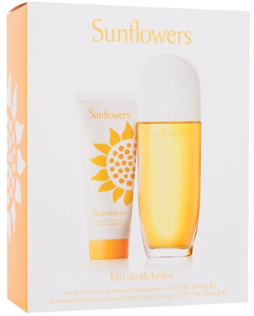 Elizabeth Arden Sunflowers rinkinys moterims (EDT, 100 ml + kūno losjonas, 100 ml)