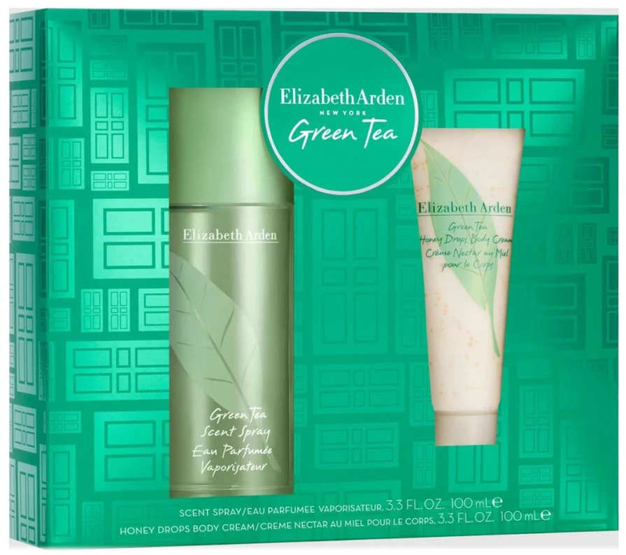 Elizabeth Arden Žalias Tea Eau Perfumee, 100 ml Purškiklis Honey Drops Crema Corporal, 100 ml