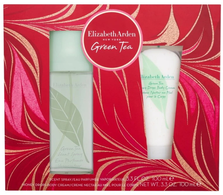 Elizabeth Arden Žalias Tea rinkinys moterims (EDT, 100 ml + kūno kremas Honey Drops, 100 ml)