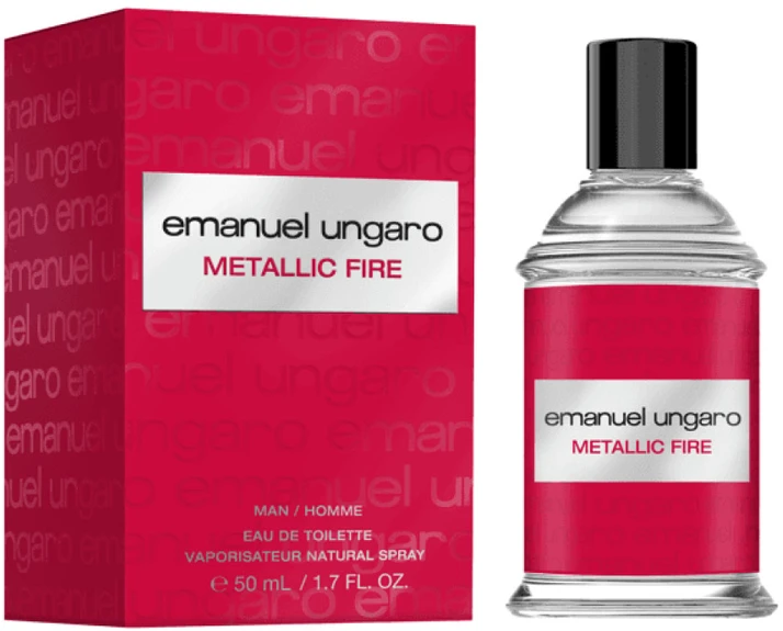 Emanuel Ungaro Metallic Fire EDT tualetinis vanduo vyrams, 50 ml