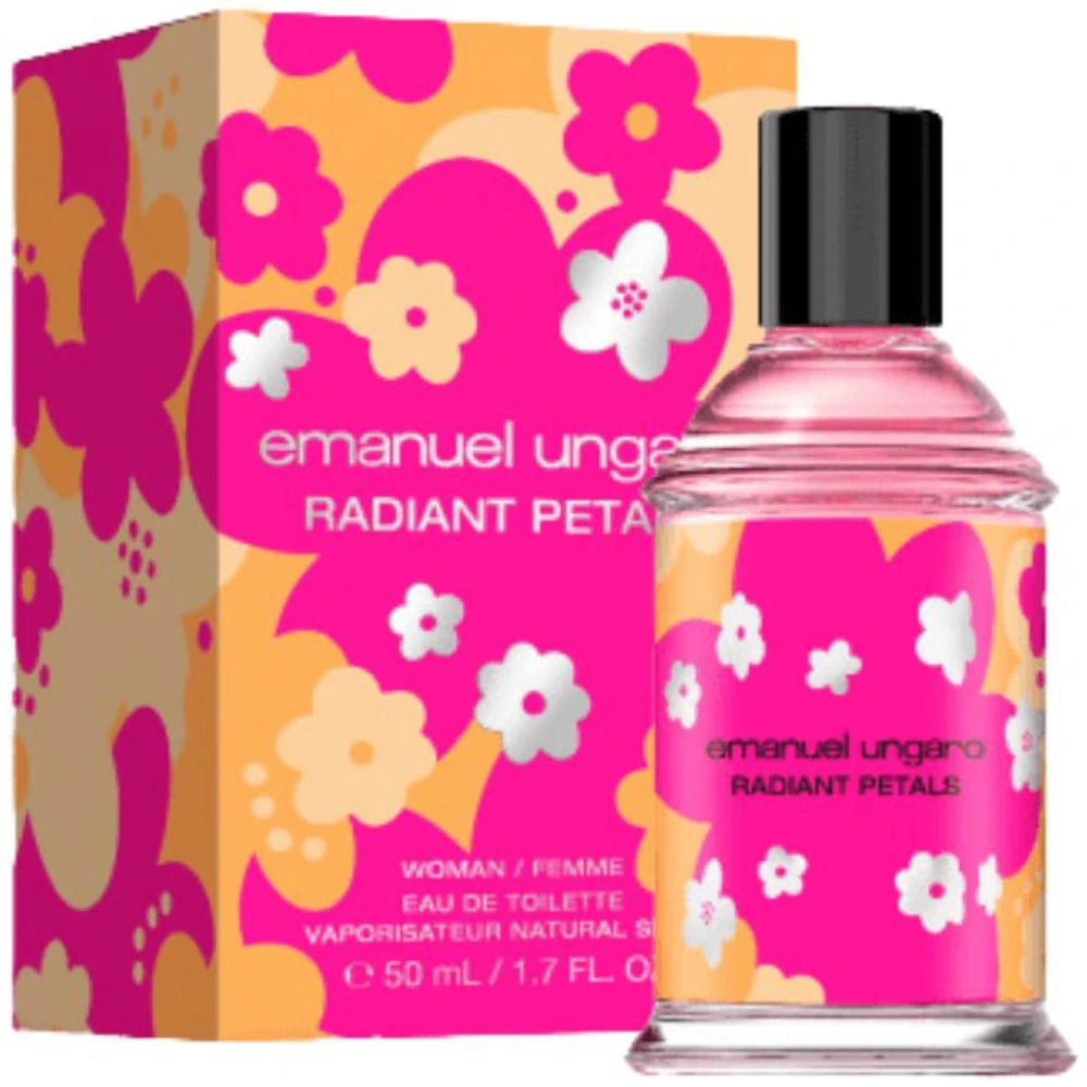 Emanuel Ungaro Radiant Petals EDT tualetinis vanduo moterims, 50 ml