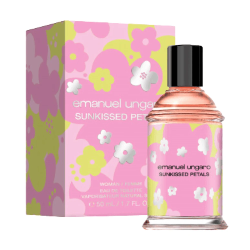 Emanuel Ungaro Sunkissed Petals EDT tualetinis vanduo moterims, 50 ml