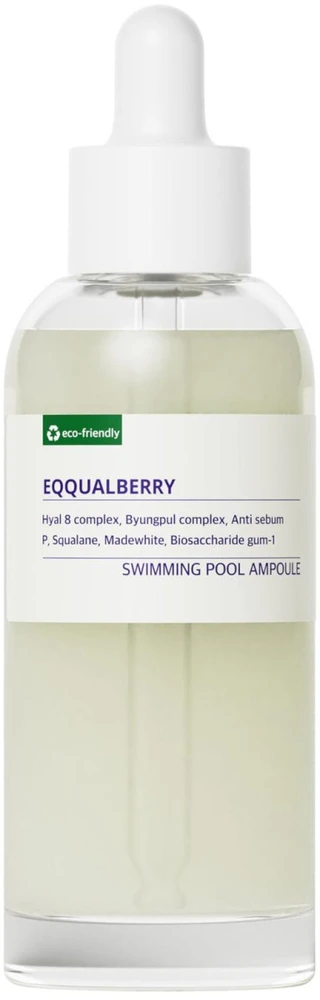 Eqqualberry Swimming Pool Ampoule drėkinantis ir raminantis serumas veidui, 50 ml