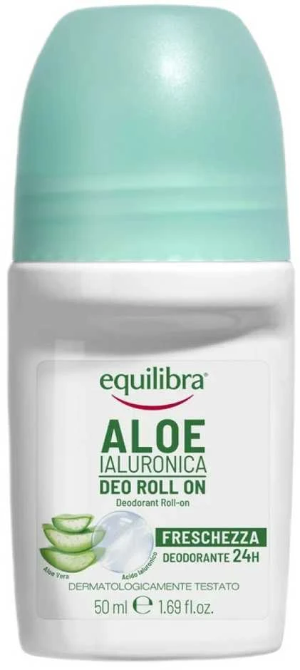 "Equilibra Aloe Gentle Dezodorantas Roll-on" rutulinis dezodorantas 50ml