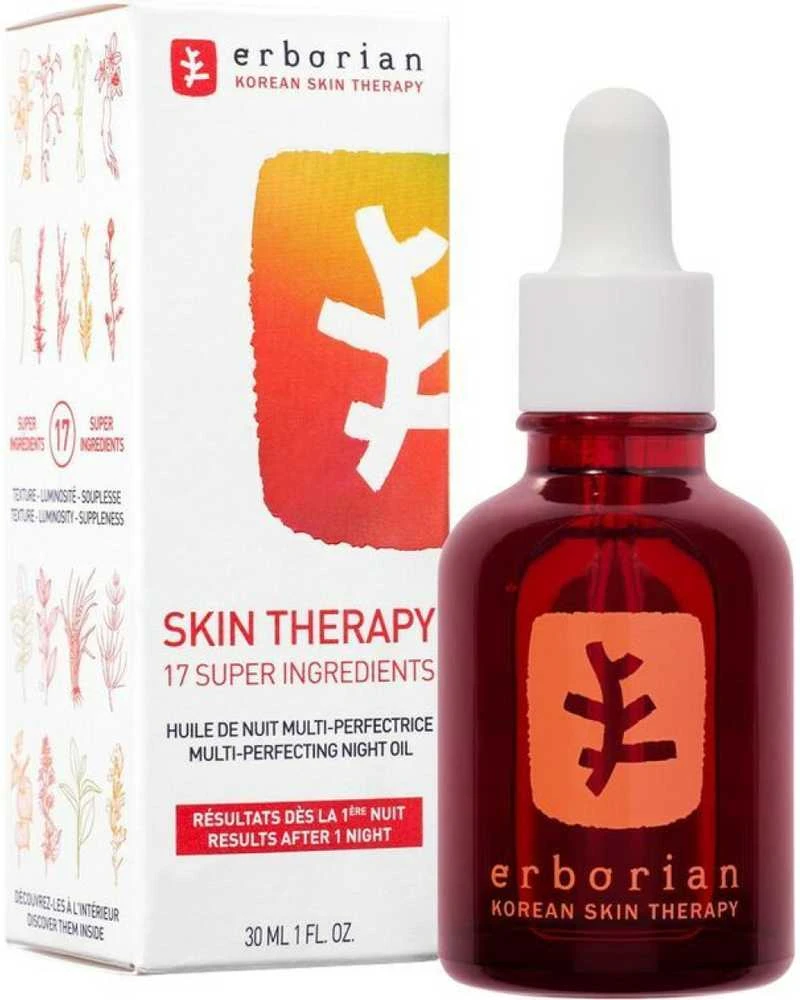 Erborian naktinis aliejus 10 ml su pakuote